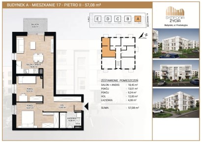 mieszkanie na sprzedaż - Białystok, Bacieczki, Produkcyjna