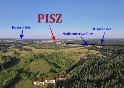 działka na sprzedaż - Pisz (gw), Wąglik