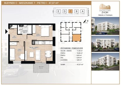 mieszkanie na sprzedaż - Białystok, Bacieczki